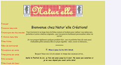 Desktop Screenshot of natur-elle.fr