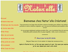 Tablet Screenshot of natur-elle.fr
